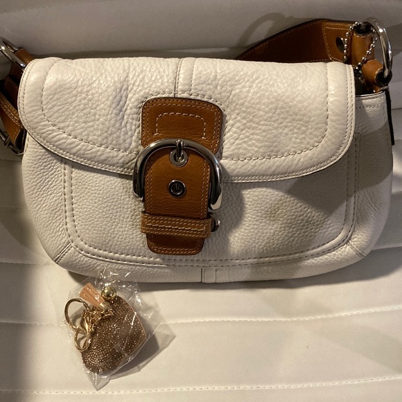 Coach Handbags - New Coach white leather